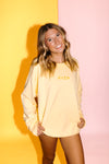 LIGHTWEIGHT CREW SWEATSHIRT– YELLOW
