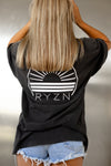 OVERSIZED T-SHIRT-FADED BLACK