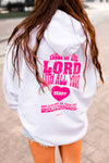 RYZN IN FAITH HOODIE- WHITE & PINK