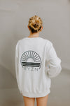 HEAVYWEIGHT CREW SWEATSHIRT- GREY & BLACK