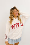 WWJD Hoodie- White